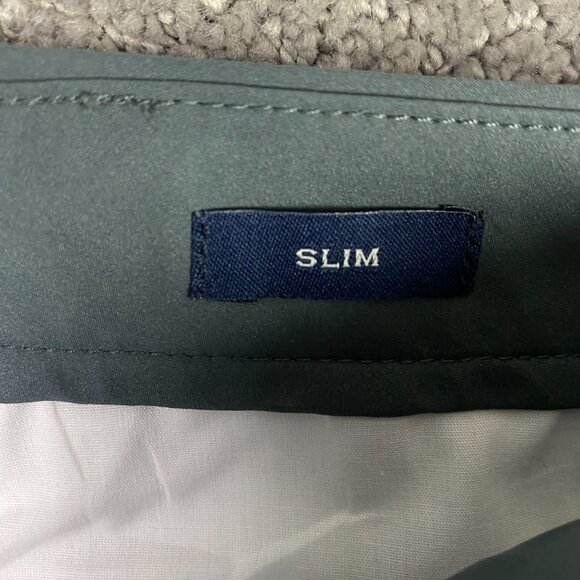 J. CREW Tech Pants Men's 31 x 30 Fits 33.5 x 29.5 Slim Fit Gray Chino Flex AA712 - Picture 10 of 15